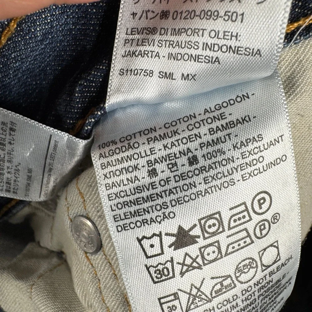 Levi's Jeans Mens Size 38x30 Blue 559 Relaxed Straight Leg Denim Casual Good